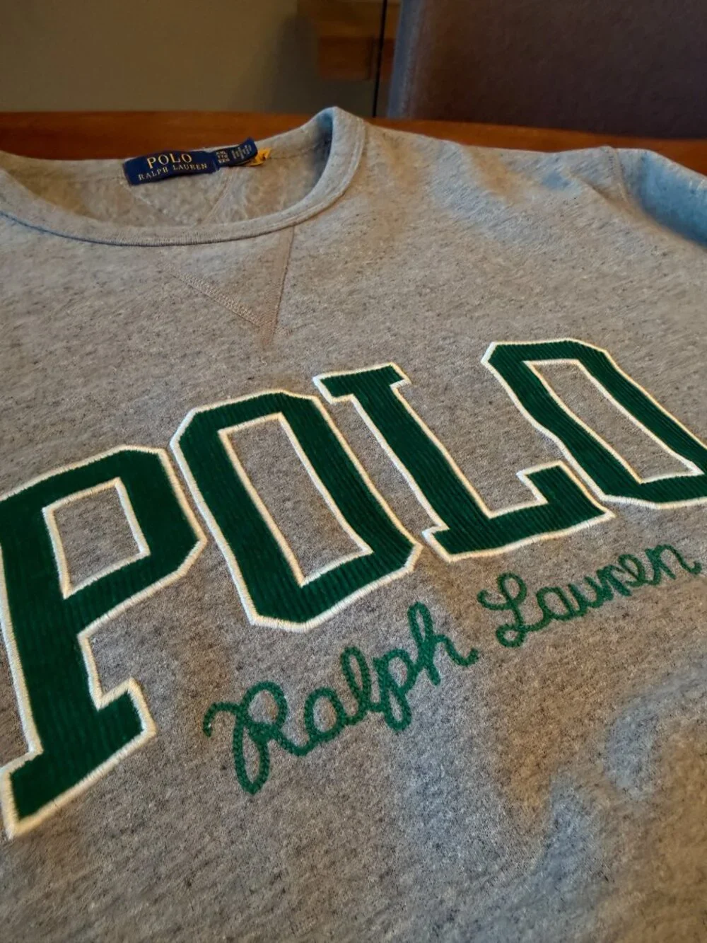 POLO Ralph Lauren Grey Sweatshirt - Size XXL - Picture 3 of 8